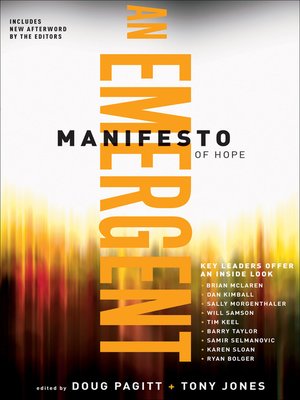 cover image of A Emergent Manifesto of Hope
